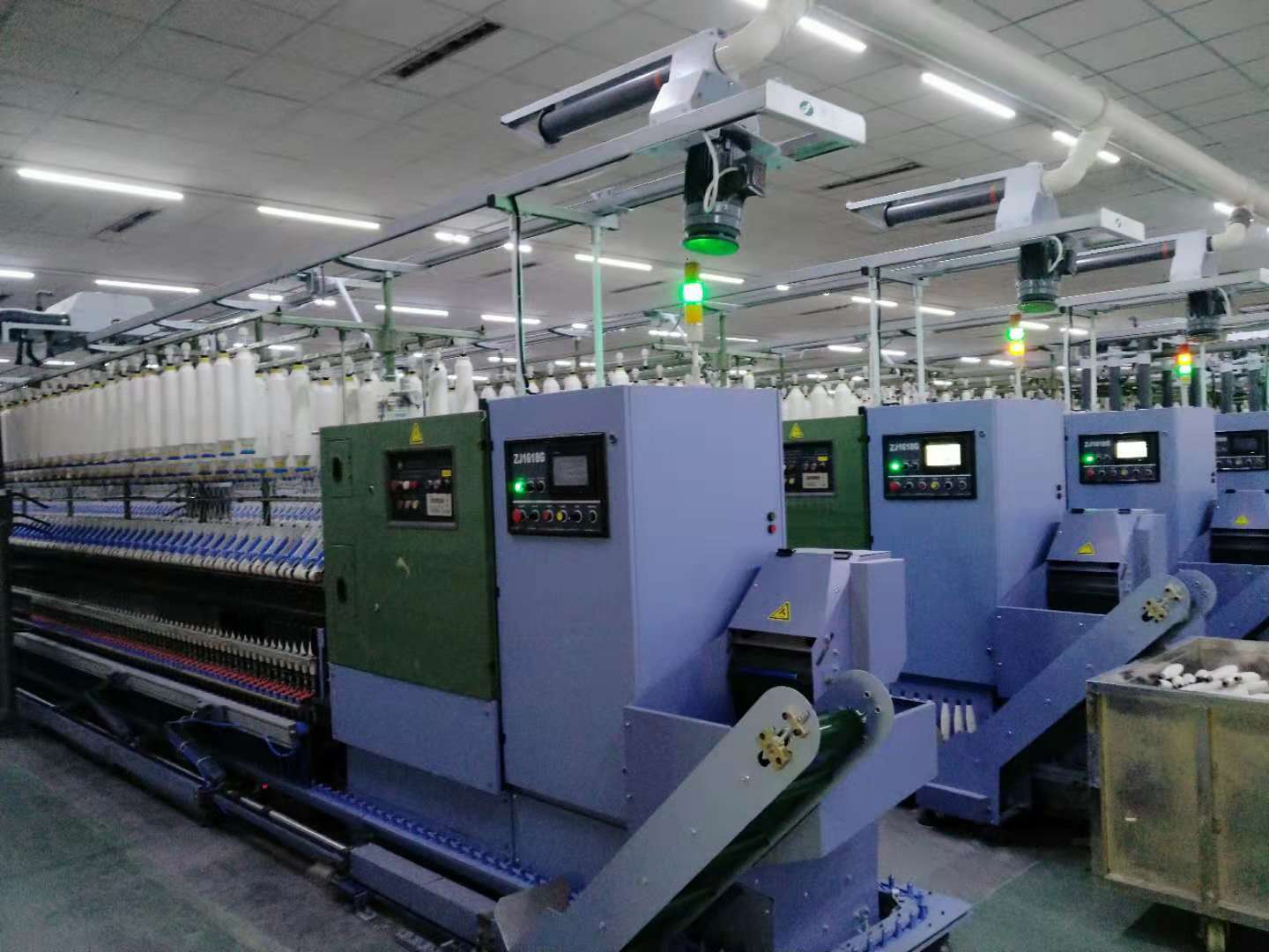 細紗機集體落紗改造